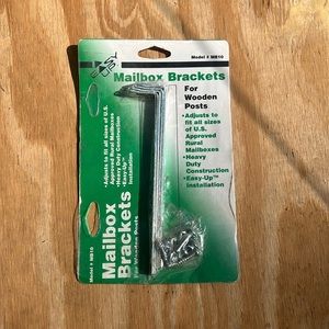 Gibraltar MB100000 Mailbox Mounting Brackets, Galvanized